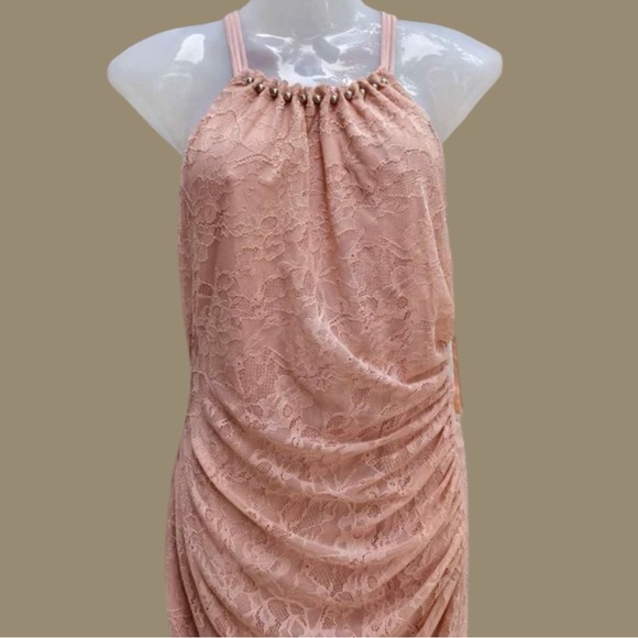 le chateau Dresses & Skirts - Le Château Blush Lace Dress – Size XL – Soft Pink Cocktail / Formal Dress